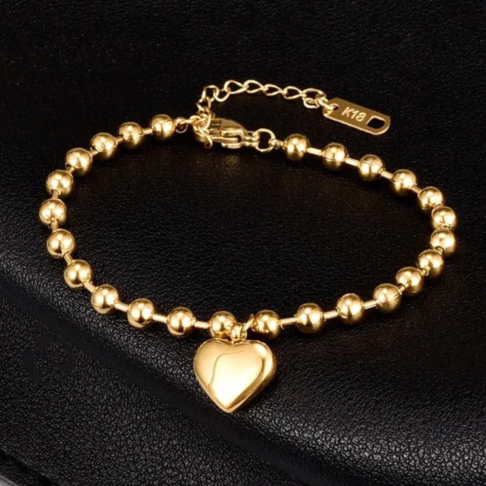 Heart Charm Bracelet